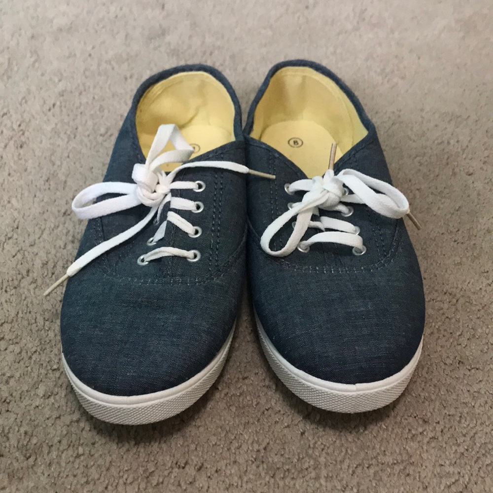 Blue shoes